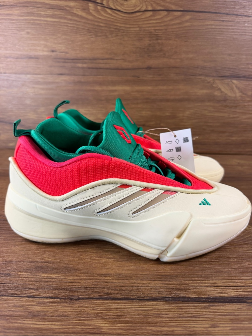 Adidas Dame 9 Damian Willard "Egg Nog" Basketball Shoes Women’s Size 6 Sneakers